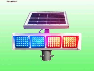 太阳能爆闪灯交通警示灯生产厂家图2