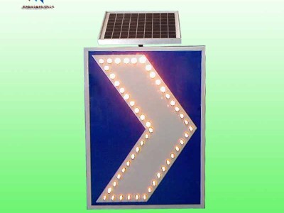 方形太阳能标志牌 线形诱导标志交通设施工厂图2