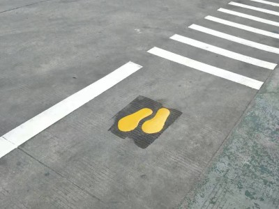 苏州人行道划线-苏州工厂车行道标线-苏州厂区人行通道画线价格图5