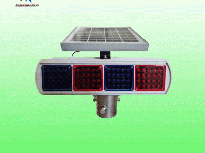 丹东市铝壳太阳能爆闪灯太阳能警示灯价格图2