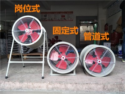 SF(G)型低噪音轴流风机铝叶轮铝壳电机防爆风机图4