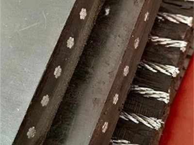 防撕裂耐磨钢丝绳输送带 斗式耐热橡胶皮带 矿用运输带图3