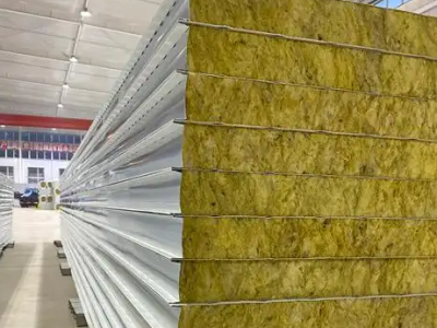 保温装饰一体板彩钢机制岩棉板工艺流程图2