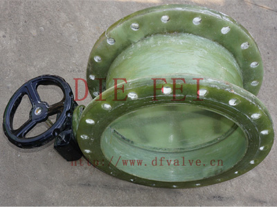 蜗轮玻璃钢蝶阀图4