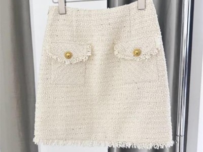 温碧霞自创IRENENA服装法式编织小香风半身裙图2