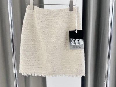 温碧霞自创IRENENA服装法式编织小香风半身裙图3