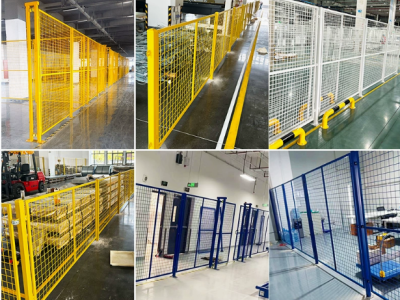 车间仓库隔离网工厂设备防护网加厚冲孔板围挡铁丝网围栏护栏定制图3