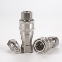 KZF开闭式气液共用快速接头(不锈钢304) ISO7241B