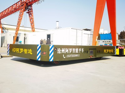 阿罗 10吨 蓄电池电动地平车 全向横移 仓库物料运输用 定制加工图2