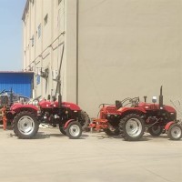电缆施工设备 加装液压尾架 双卷筒拖拉机绞磨