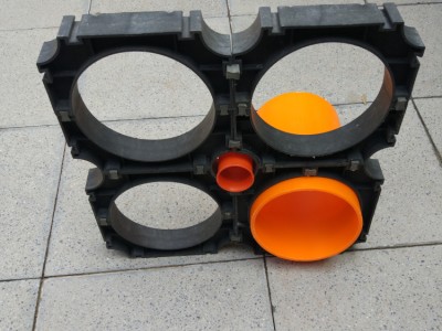 加厚绝缘电力管管枕 电力电缆管固定支架 防腐耐酸碱图3