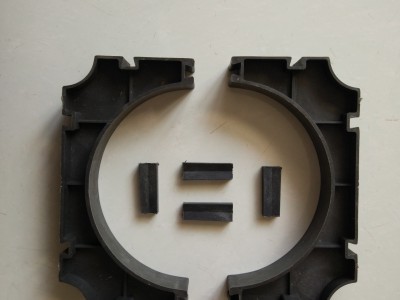 加厚绝缘电力管管枕 电力电缆管固定支架 防腐耐酸碱图7