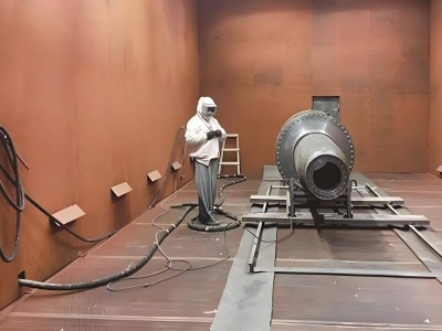 供应全自动封闭式大型工业喷砂房图2