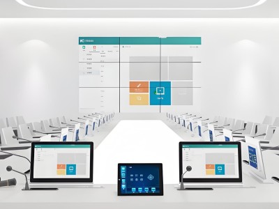 液晶屏电子桌牌桌签7寸电子桌牌无线7寸WIFI双屏异显无纸化会议图2