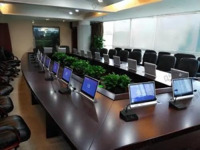 无纸化会议翻转显示屏液晶屏翻转器办公会议屏幕桌面翻转支持定制图4