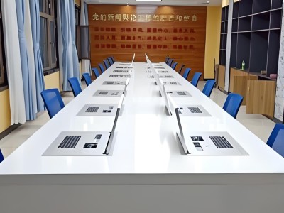 无纸化会议翻转显示屏液晶屏翻转器办公会议屏幕桌面翻转支持定制图5