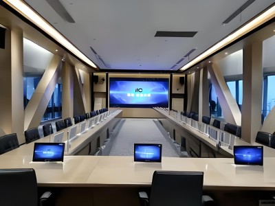 无纸化会议桌面折叠终端系统一体机 会议液晶显示屏桌面折叠终端图3