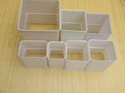 PVC格栅管接头 单四六九孔 方管管箍适配多种管径图6