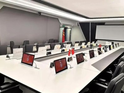 无纸化会议系统电子会议桌牌名牌桌牌双面智能桌牌多功能桌牌图2