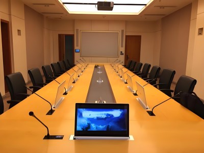 无纸化会议系统16.5寸超薄液晶屏升降器触摸带话筒智能交互图4