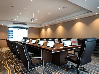 超薄液晶屏升降器 话筒一体式电脑升降架无纸化会议图4