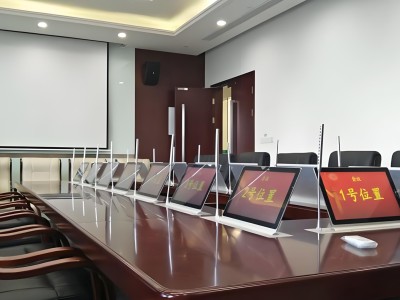 10.1寸异步话筒升降一体机17.3寸双屏带后屏图5