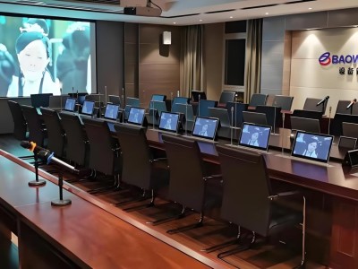 17.3寸液晶屏翻转器 无纸化会议系统翻转显示器图4