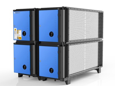 科蓝环保低空直排油烟净化器,98%以上油烟净化效率图2