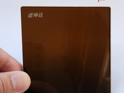 诺坤达咖啡色激光防护窗口190-550&800-1750nm,防激光保护窗口图1