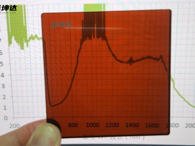诺坤达咖啡色激光防护窗口190-550&800-1750nm,防激光保护窗口图2